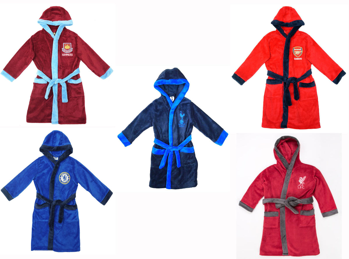 Childrens Football Dressing Gowns Coolandnew
