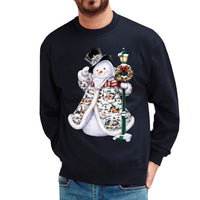 Adults Xmas Printed Sweatshirt - Snowman