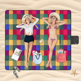 Picnic Blanket Waterproof Foldable Sandproof Travel Rug