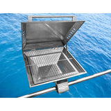 boat bbq rail mount