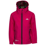 Kids Trespass Qikpac Waterproof Jacket Boys Girls Raincoat