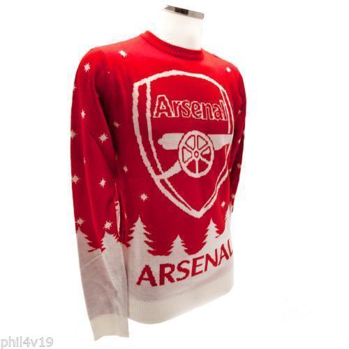 Arsenal Football Christmas Jumper / Mens Xmas Sweater – Coolandnew