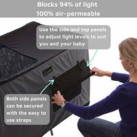 Snooze shade - travel cot blackout canopy / cover