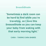 Snooze shade - travel cot blackout canopy / cover