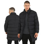 Mens Brave Soul Davis Long Padded Jacket