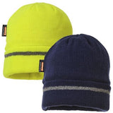 Adults Portwest Reflective Trim Knit Hat