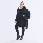 Unisex Sherpa LIned Blanket Hoodie