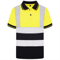 Kids Aviator London AV002 Hi Vis S/S Polo Top