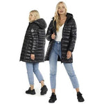 Ladies Brave Soul EverettLong2 Padded Jacket