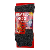 Mens Heated Thermal Socks - Pack of 3 - AT292