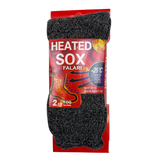 Mens Heated Thermal Socks - Pack of 3 - AT292