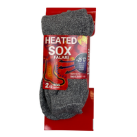 Mens Heated Thermal Socks - Pack of 3 - AT292