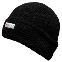 Thinsulate Fleece Lined Ribbed Beanie Hat - MA295