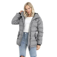 Ladies Brave Soul Step Padded Parka Jacket