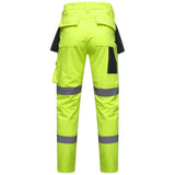 Men's Hi Vis Softshell Cargo Trousers - AV059