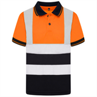 Kids Aviator London AV002 Hi Vis S/S Polo Top