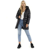 Ladies Brave Soul EverettLong2 Padded Jacket