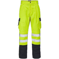 Mens Hi Vis Polycotton Safety Work Trousers - HV039