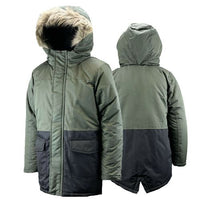 Kids Padded Fleece Lined Parka Coat