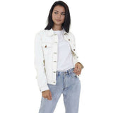Ladies Brave Soul Blooms Denim Jacket
