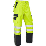 Mens Hi Vis Polycotton Safety Work Trousers - HV039