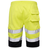 Mens Aviator London Hi Vis Fleece Shorts - AV006