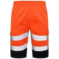 Mens Aviator London Hi Vis Fleece Shorts - AV006