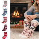 Ladies Thermal Fleece Slipper Socks - AT279