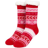 Ladies Thermal Fleece Slipper Socks - AT279