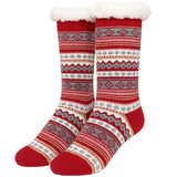 Ladies Thermal Fleece Slipper Socks - AT279