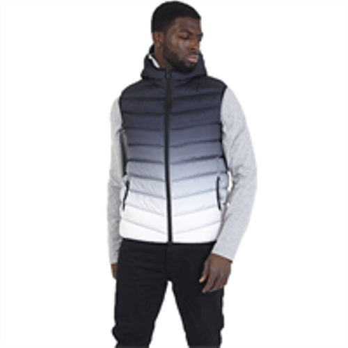 Mens Brave Soul BlackBurn  Gradient Gilet