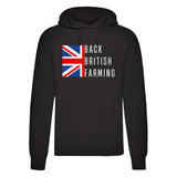 Back British Farmers Printed Hoodie