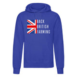 Back British Farmers Printed Hoodie