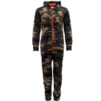 Kids Unisex Woodland Camouflage Onesie