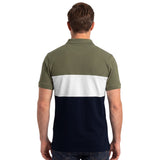 Men's Tri-Colour Block Country Polo Shirt