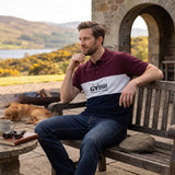 Men's Tri-Colour Block Country Polo Shirt