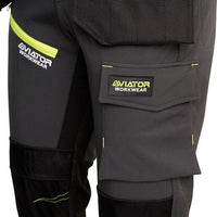 MEN'S SOFTSHELL WORKWEAR TROUSERS - AV061