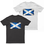 Adults Scotland Printed Scottish Flag T Shirt