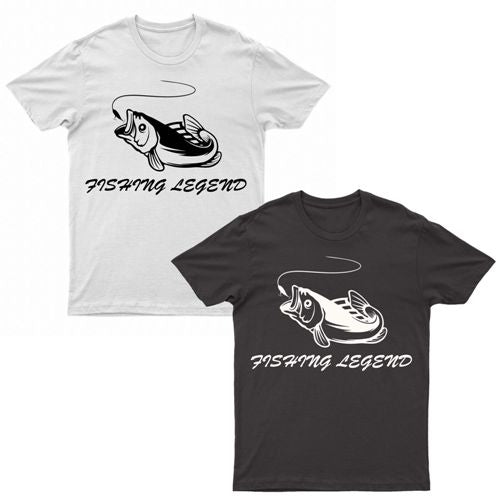 Adults Heavy Cotton "Fishing Legend" T-shirt