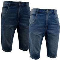 Mens Slim Fit Denim Shorts