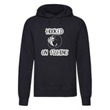 Hooked on Fishing Printed Hoodie