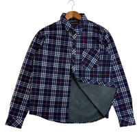 Mens Fleece Lined Flannel Shirt - JB2022