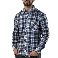 Mens Fleece Lined Flannel Shirt - JB2022