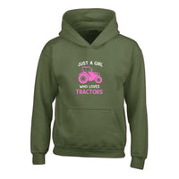Girls Tractor Hoodie - CL007