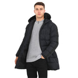 Mens Brave Soul ALTHAM Padded Longline Jacket