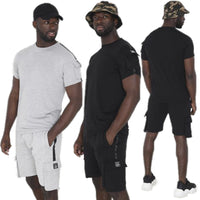 Mens Brave Soul MSET-131LABILE T-Shirt/Short Set