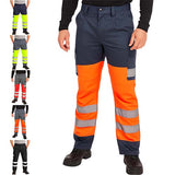 Hi Vis Cargo Work Trousers / Regular - Clearance