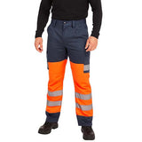 Hi Vis Cargo Work Trousers / Regular - Clearance