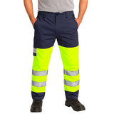 Hi Vis Cargo Work Trousers / Regular - Clearance