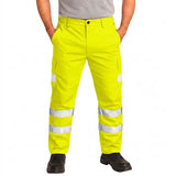 Hi Vis Cargo Work Trousers / Regular - Clearance